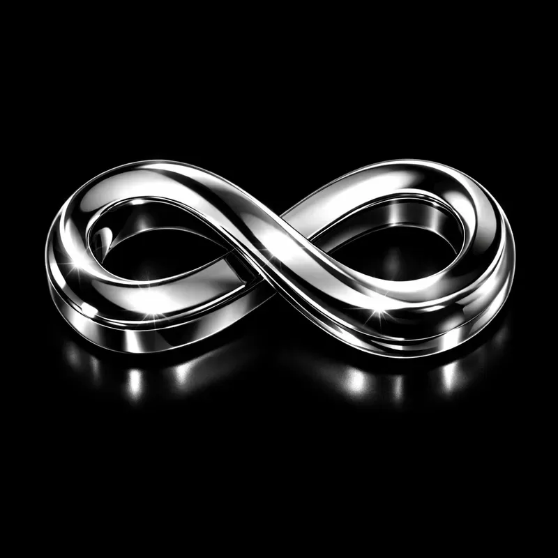 Silver Chrome Metallic Icon Logos