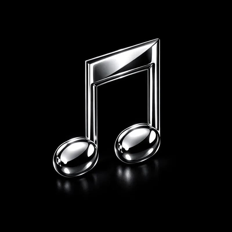 Silver Chrome Metallic Icon Logos