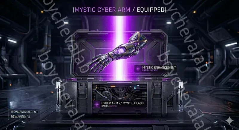 Minimal Cyberpunk Scifi Loot Box Huds