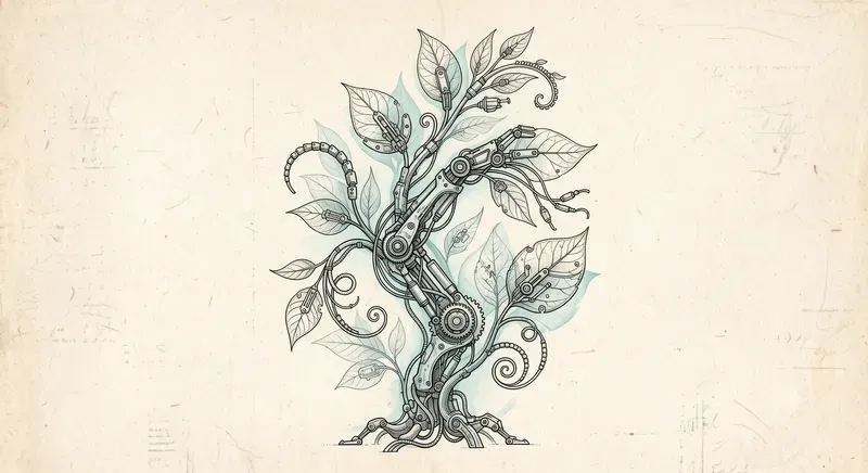 Xray Botanical Ink Art