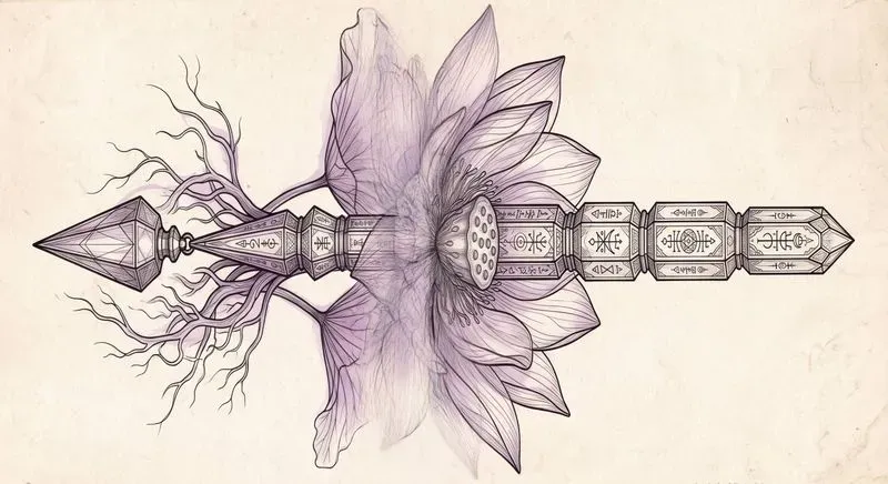 Xray Botanical Ink Art