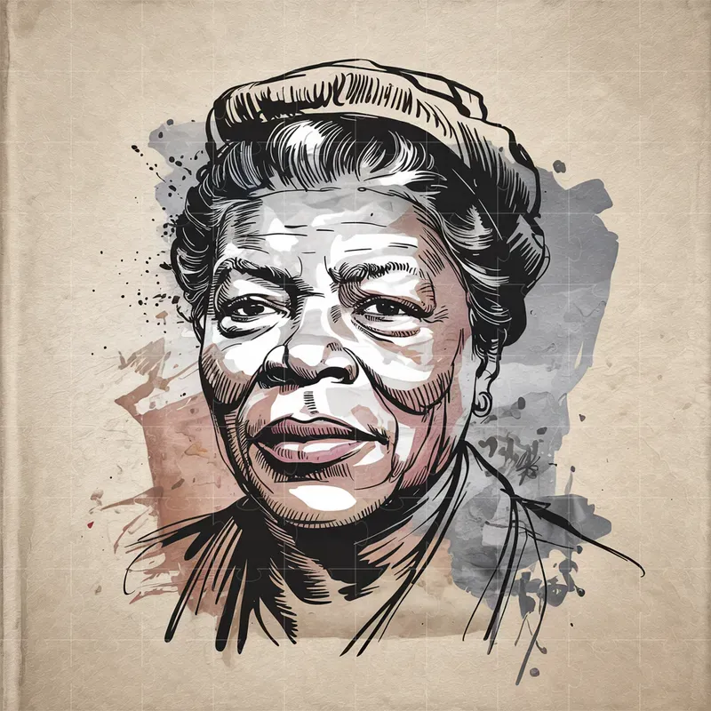 Expressive Handdrawn Portrait Posters
