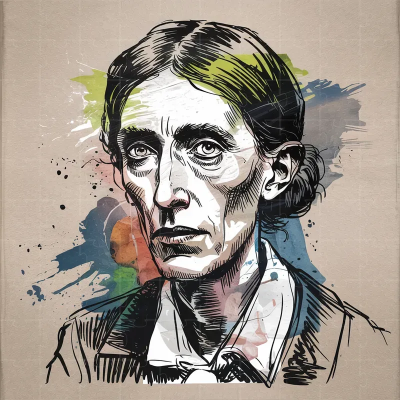 Expressive Handdrawn Portrait Posters