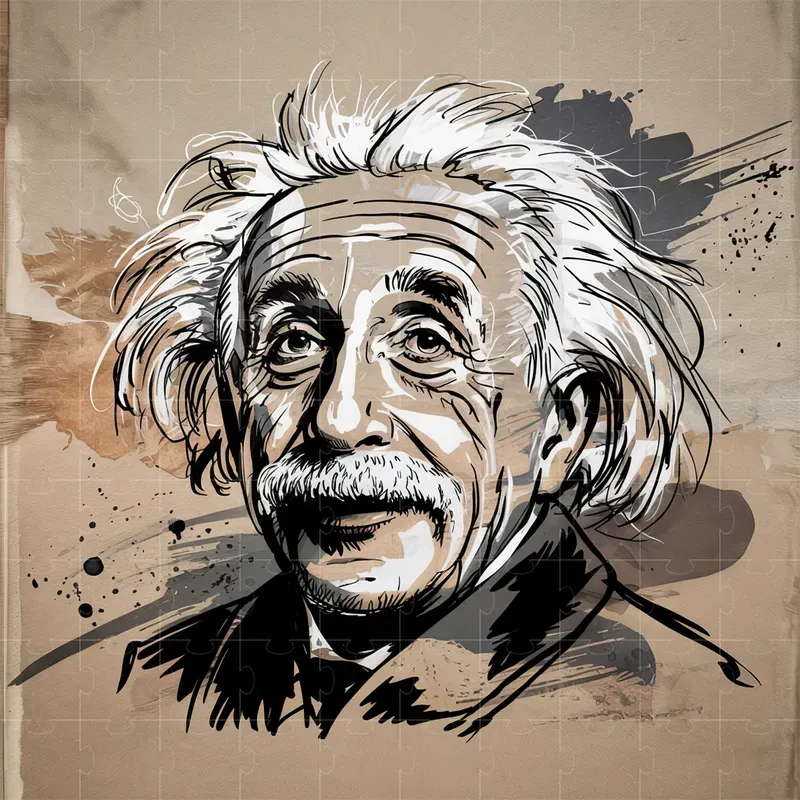 Expressive Handdrawn Portrait Posters