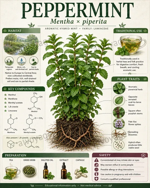 Medicinal Plant Infographics