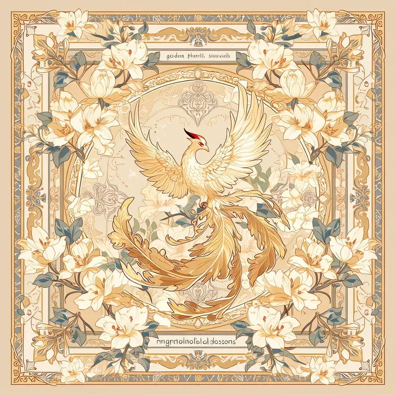 Luxury Heritage Scarf Illustrations
