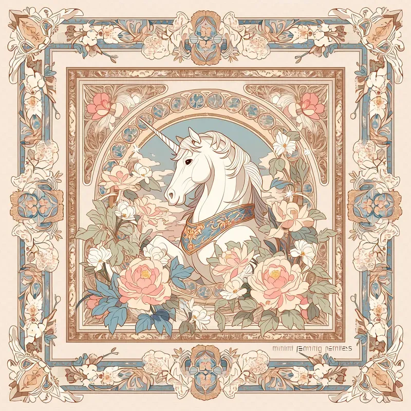 Luxury Heritage Scarf Illustrations