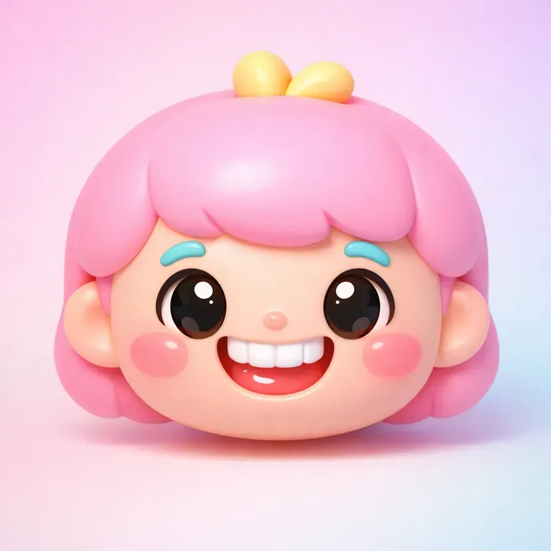 Minimal 3D Cartoon Face Pros