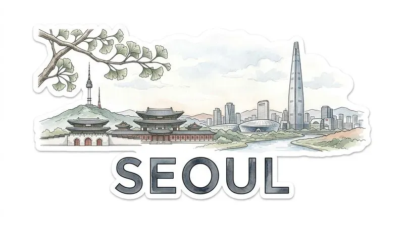 City Skyline Stickers