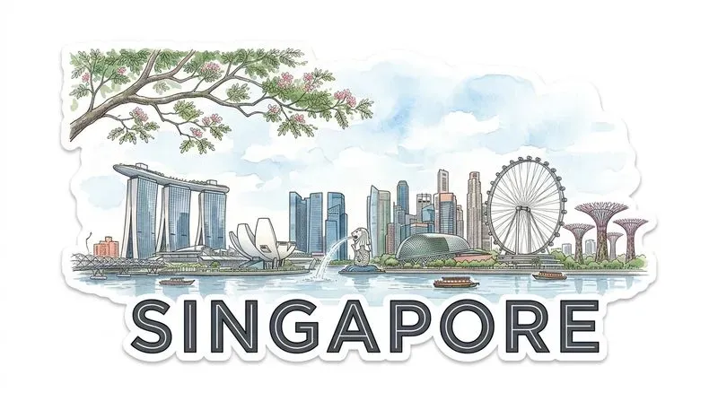 City Skyline Stickers