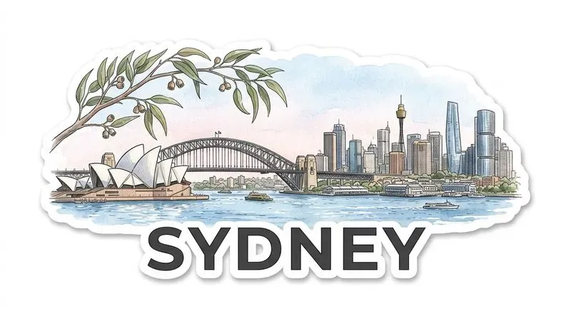 City Skyline Stickers