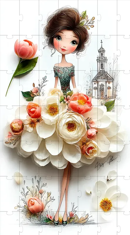 Romantic Bridal Floral Illustrations