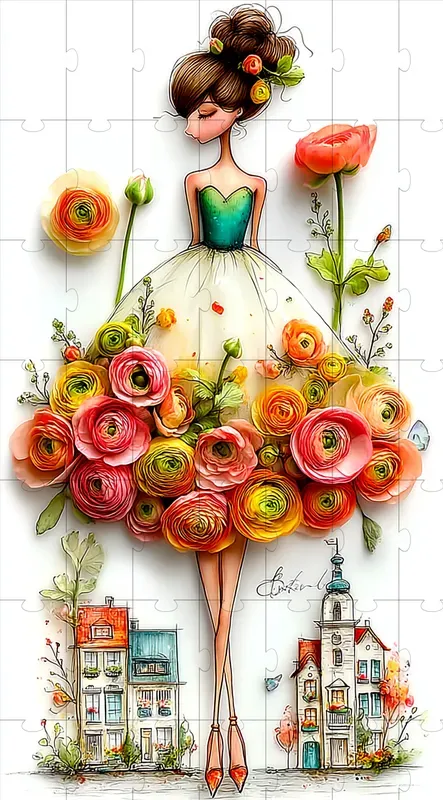 Romantic Bridal Floral Illustrations