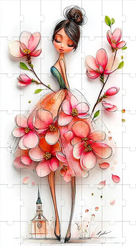 Romantic Bridal Floral Illustrations