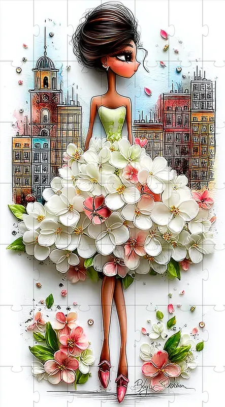 Romantic Bridal Floral Illustrations