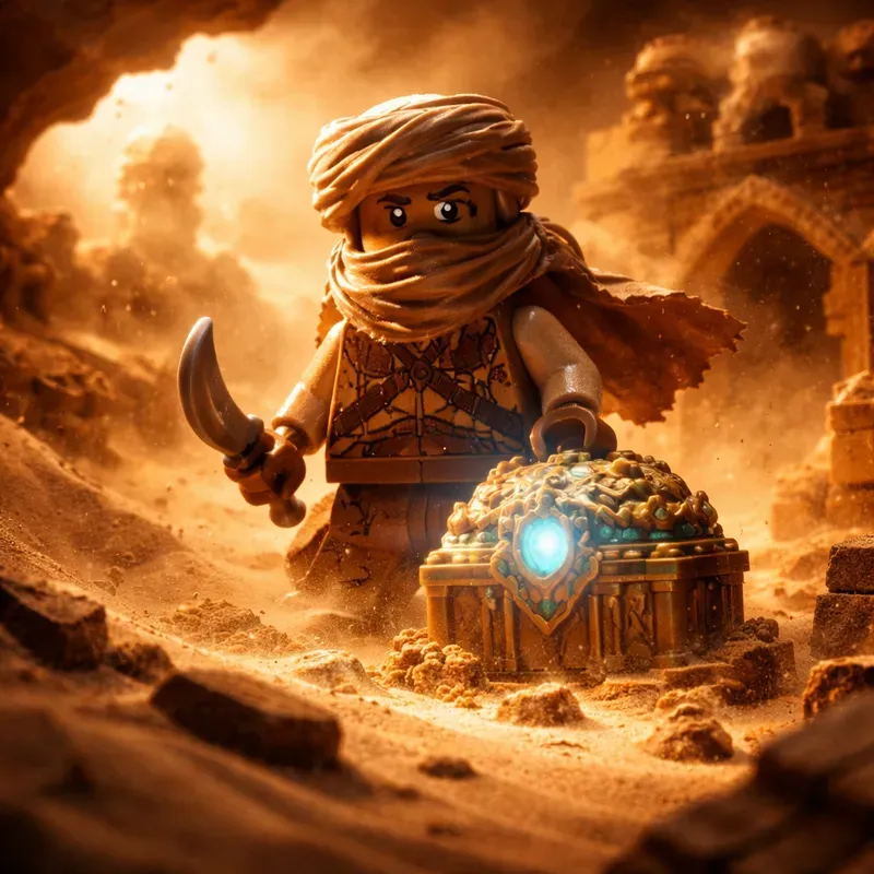 Cinematic Miniature Adventure Scenes