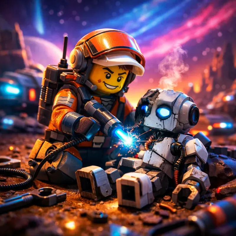 Cinematic Miniature Adventure Scenes