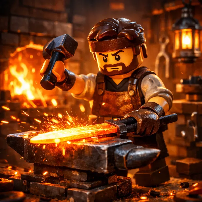 Cinematic Miniature Adventure Scenes