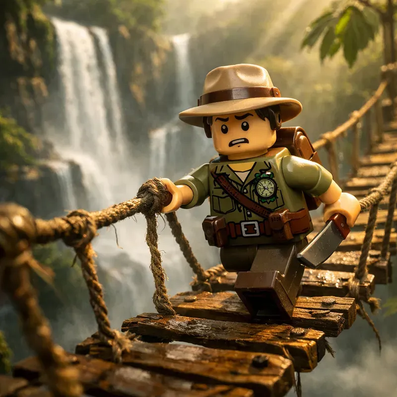 Cinematic Miniature Adventure Scenes