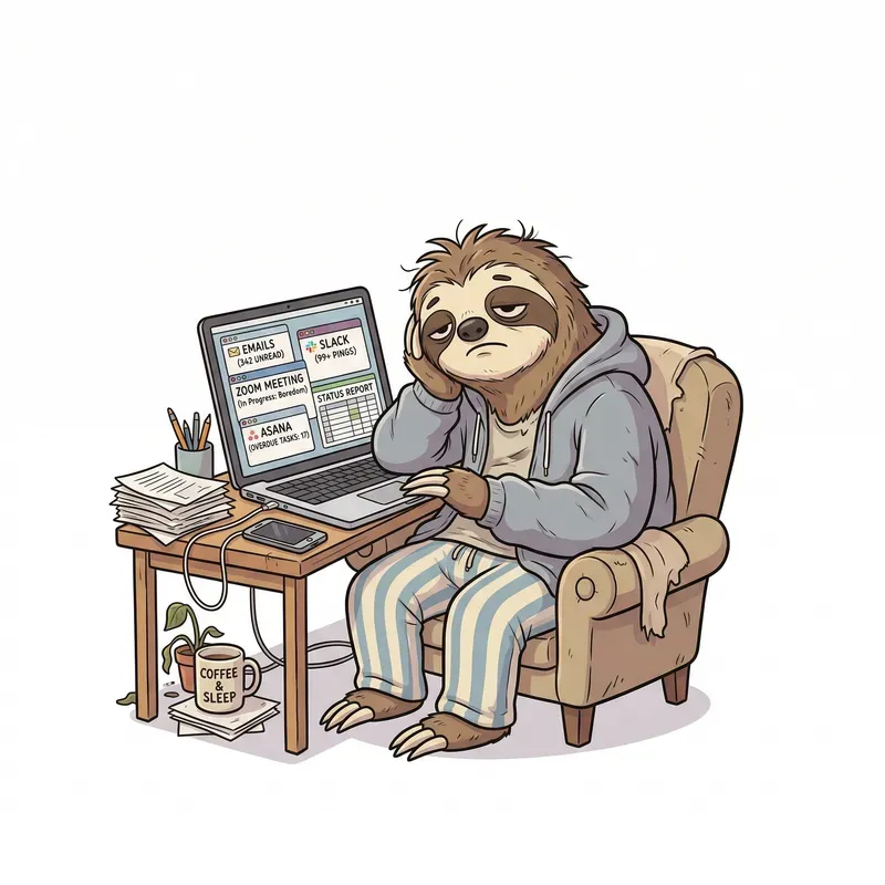 Funny Animal Office Workers