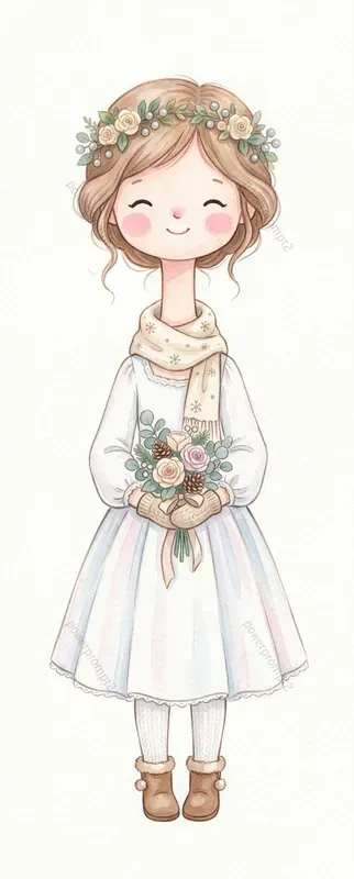 Chibi Long Neck Watercolors