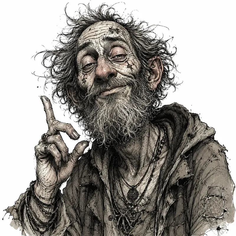 Grimy Cartoon Portrait Generator