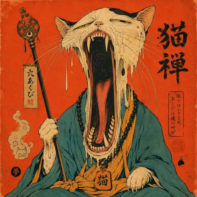 Surreal Yokai Vintage Posters