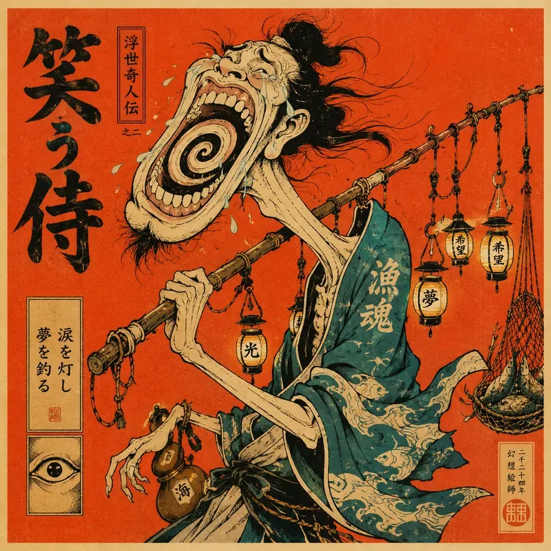 Surreal Yokai Vintage Posters