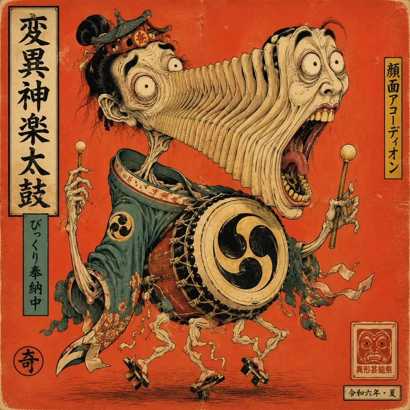 Surreal Yokai Vintage Posters