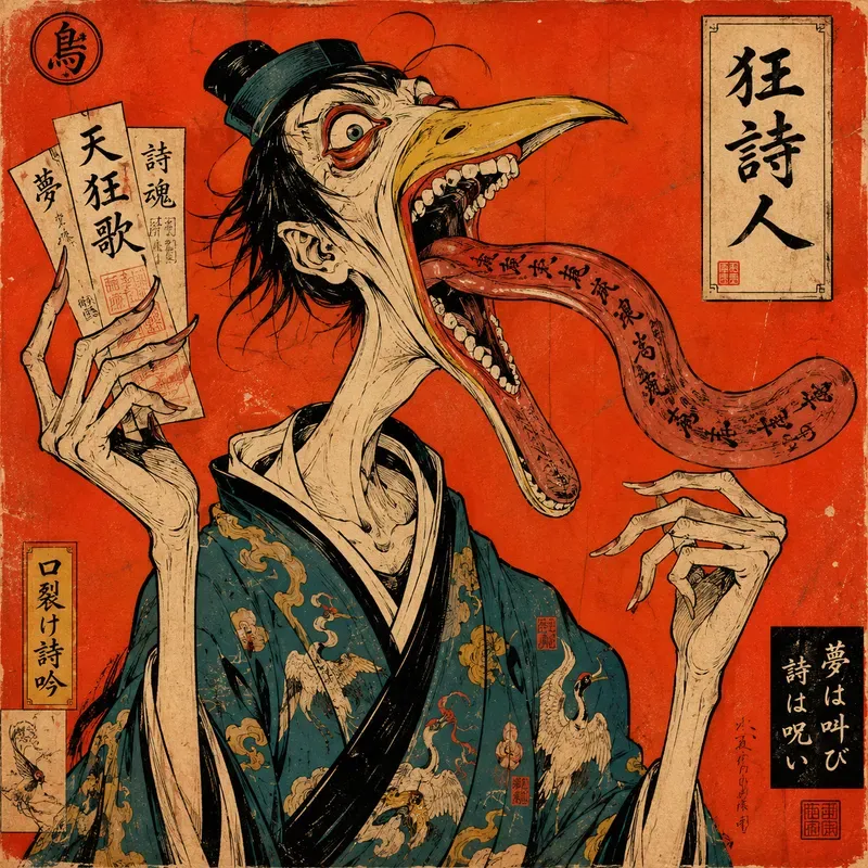 Surreal Yokai Vintage Posters