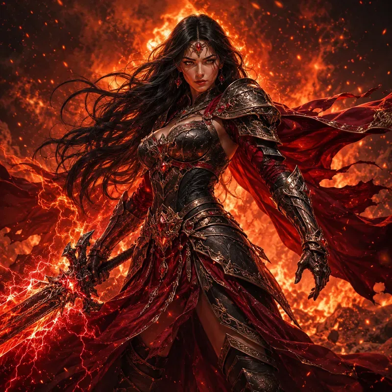 Elemental Fire Warriors