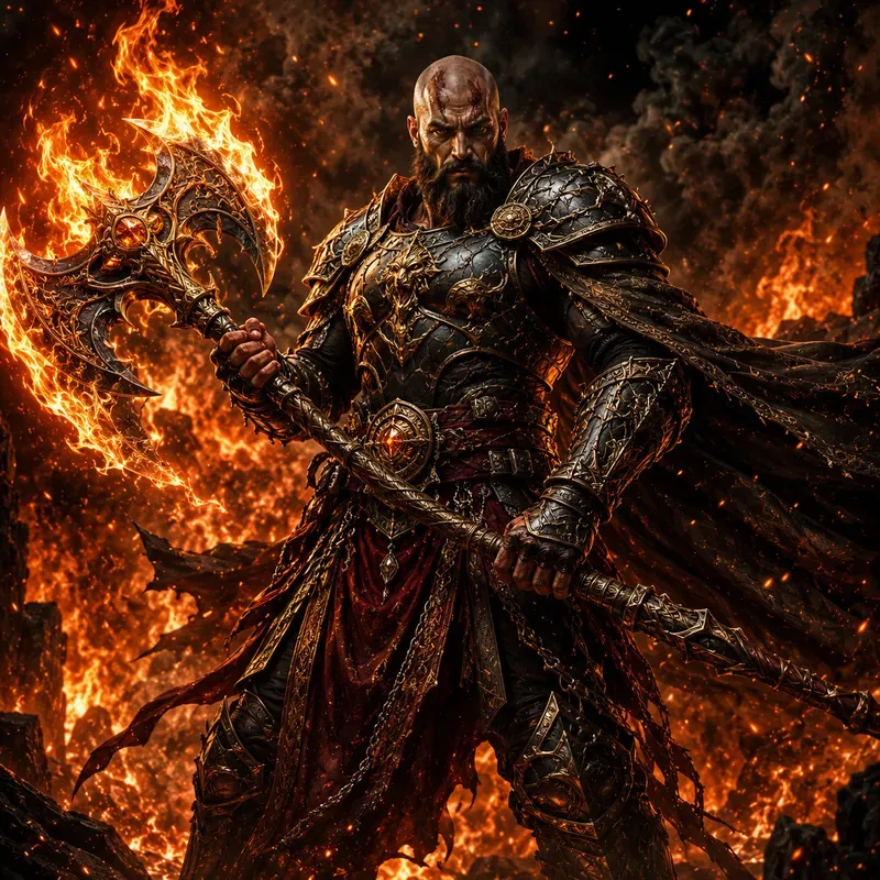Elemental Fire Warriors