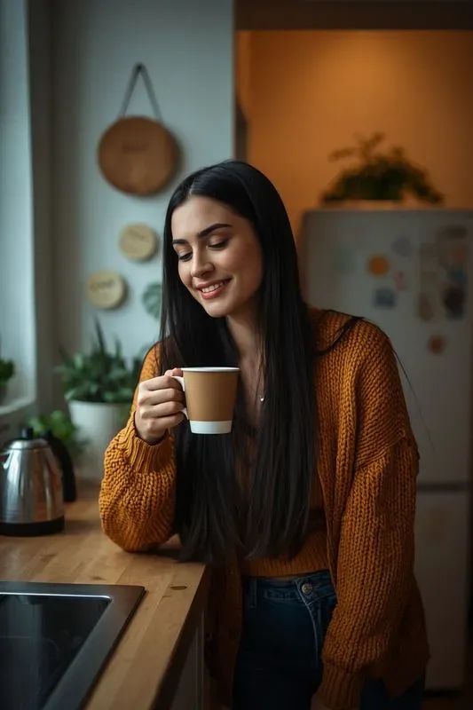 Realistic Kitchen Morning Coffee Photos