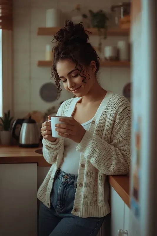 Realistic Kitchen Morning Coffee Photos