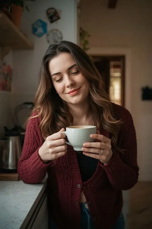 Realistic Kitchen Morning Coffee Photos