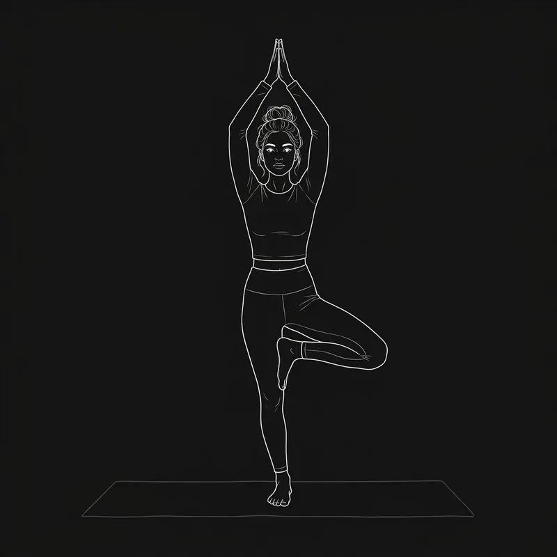 Minimalist Yoga Illustrations