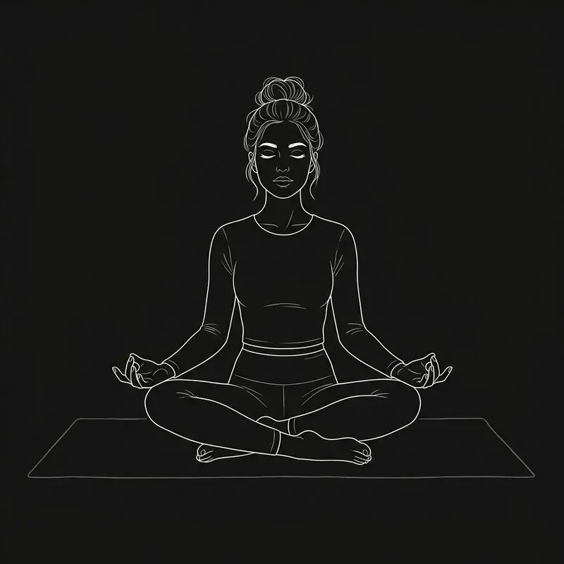 Minimalist Yoga Illustrations