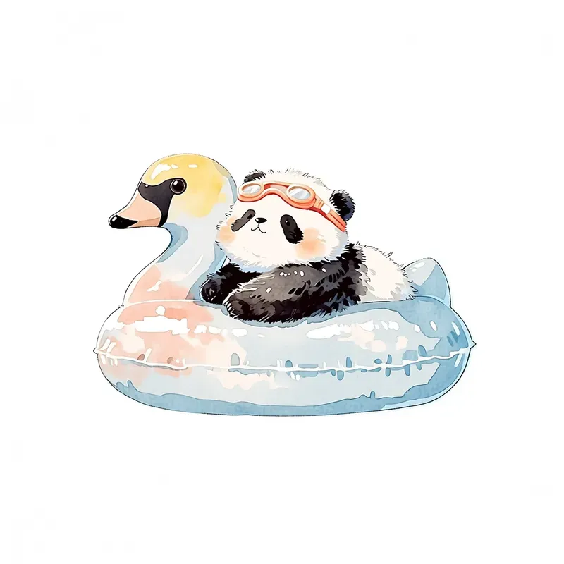 Cute Watercolor Summer Clipart Generator