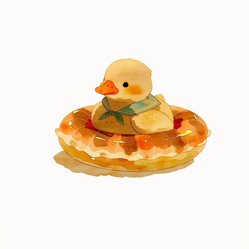 Cute Watercolor Summer Clipart Generator
