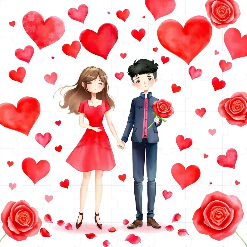 Valentines Day Couples Holding Hands