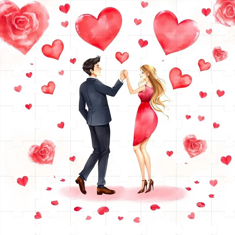 Valentines Day Couples Holding Hands