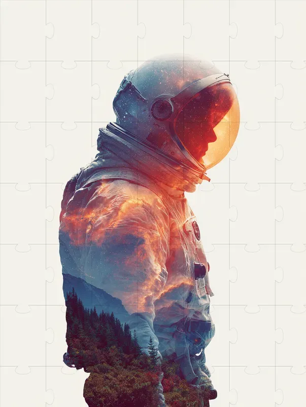 Double Exposures In Vibrant Colors