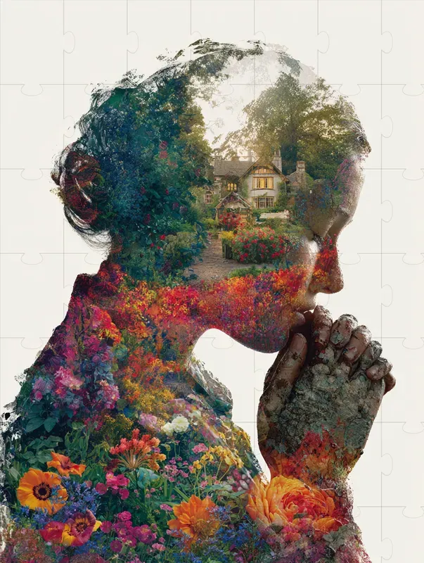 Double Exposures In Vibrant Colors