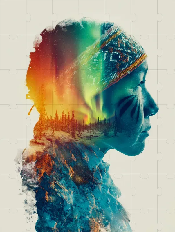 Double Exposures In Vibrant Colors