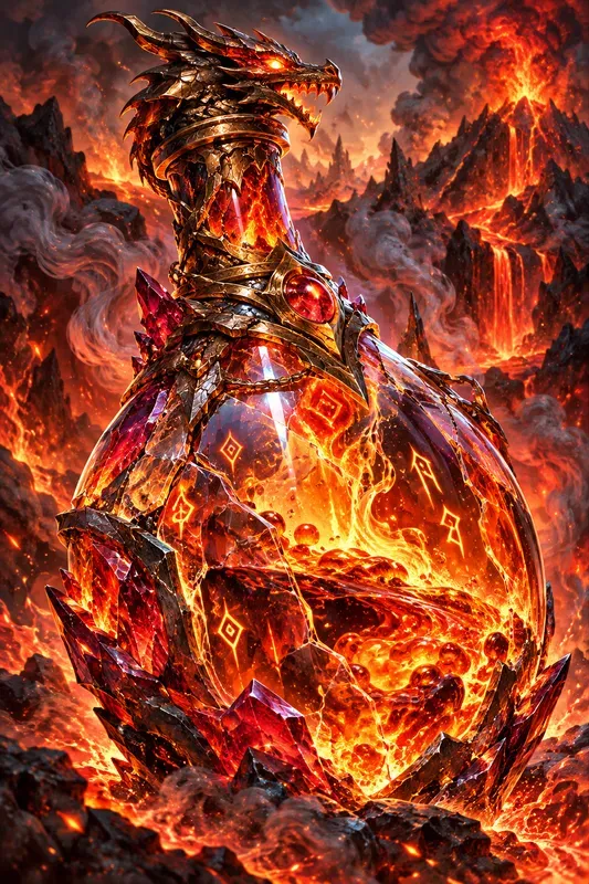 Epic Fantasy Potion Tcg Card Art