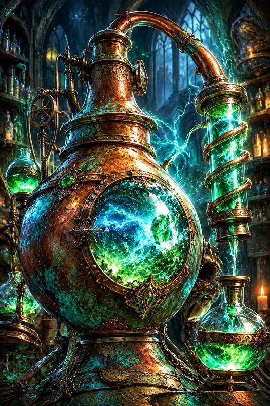 Epic Fantasy Potion Tcg Card Art
