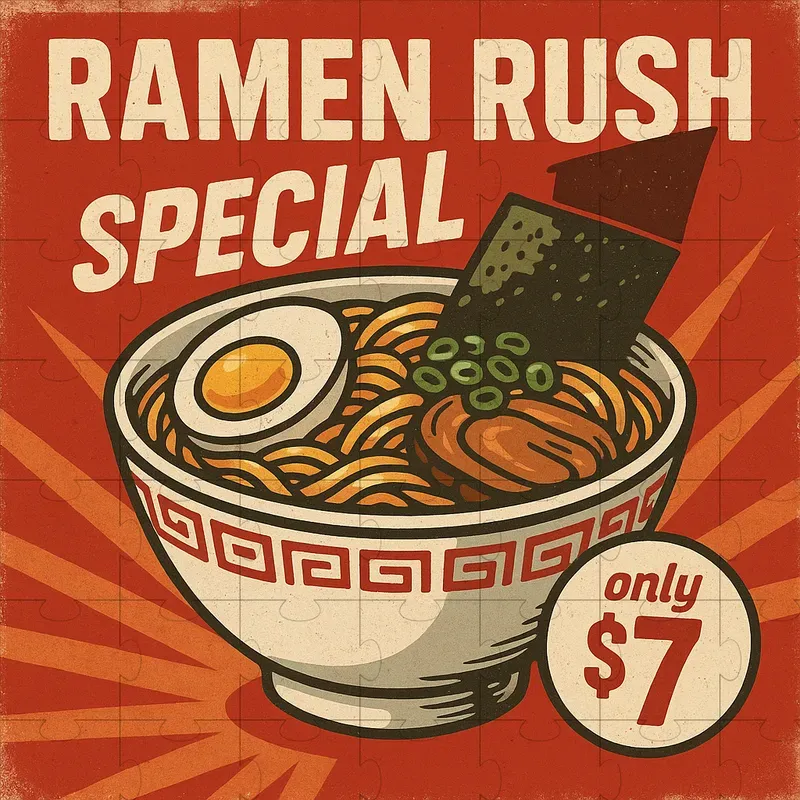 Retro Food Deal Posters