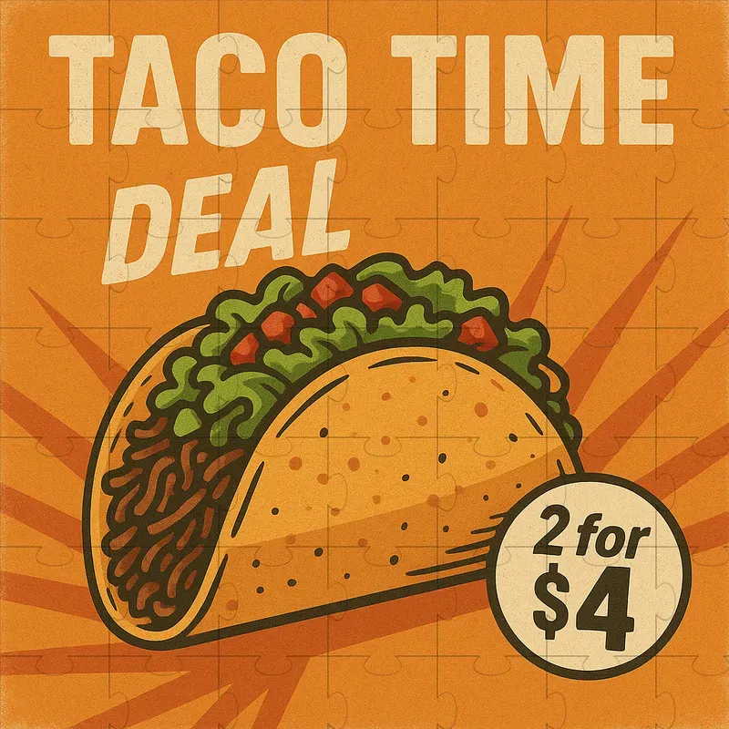 Retro Food Deal Posters