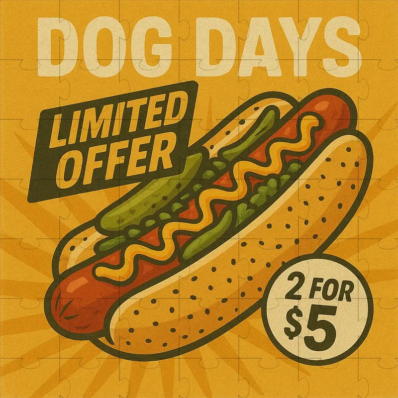 Retro Food Deal Posters