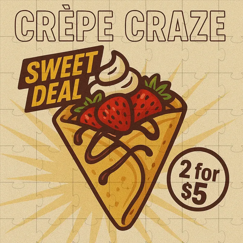 Retro Food Deal Posters